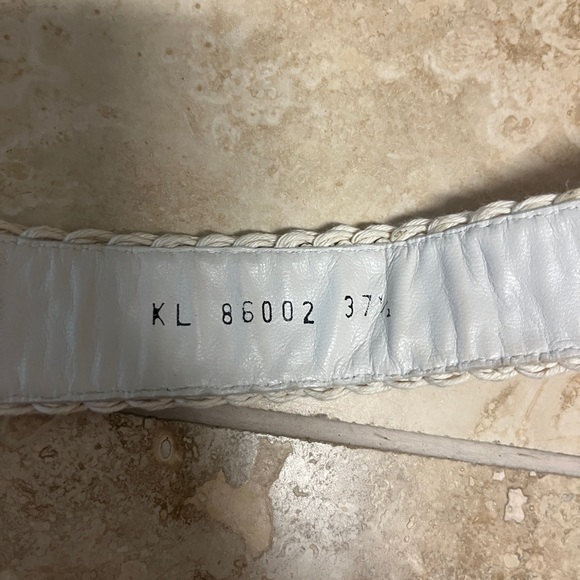 Stuart Weitzman Alex Crochet Woven Strappy Sandal - Picture 5 of 5